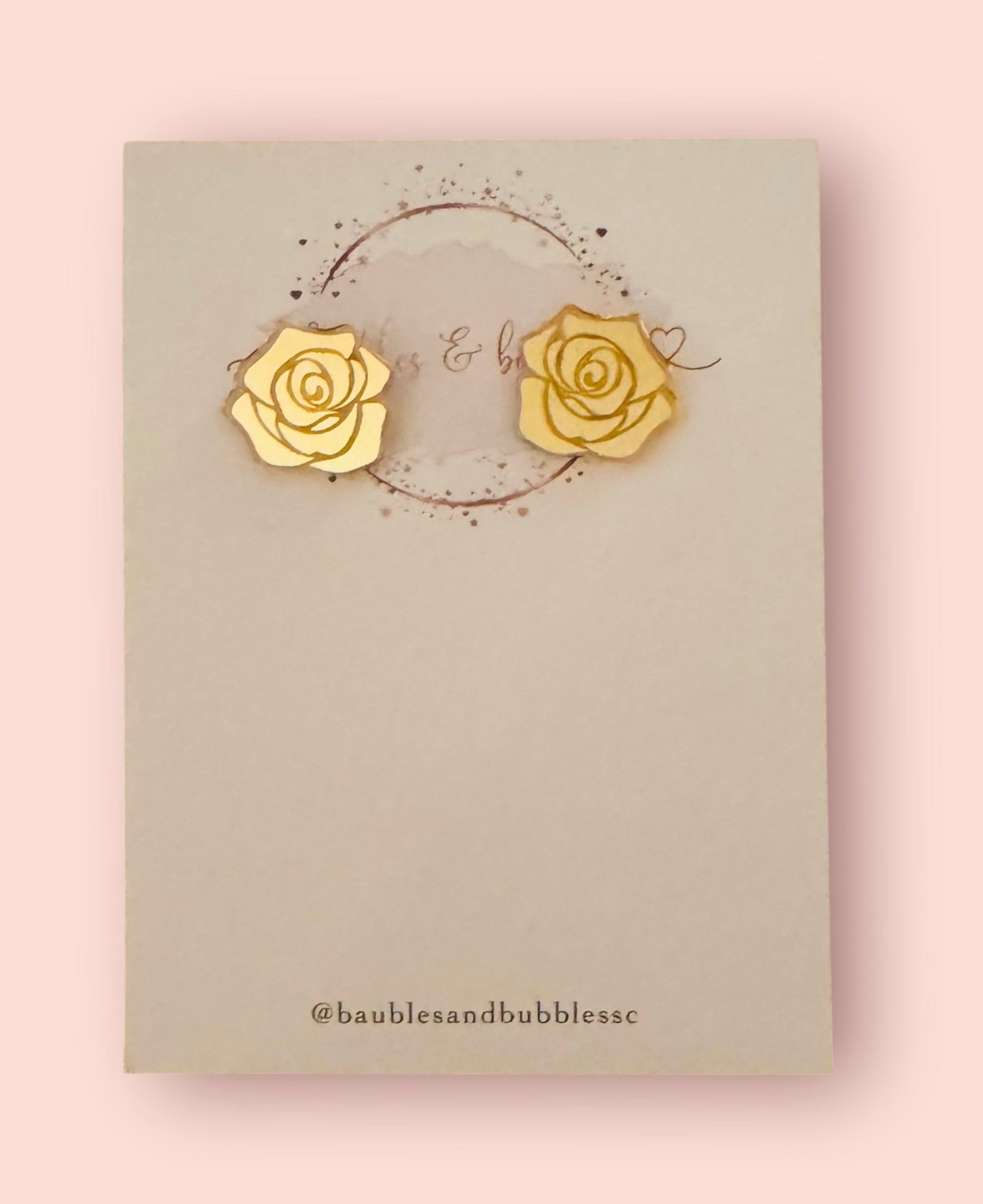 Rose Stud - Gold