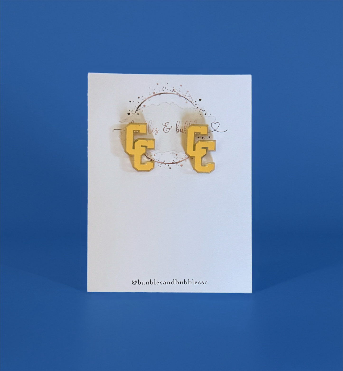 CC gold stud