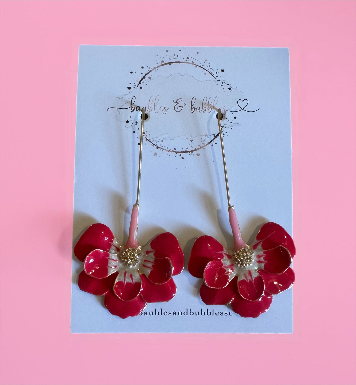 Pink Stemmed Poppies