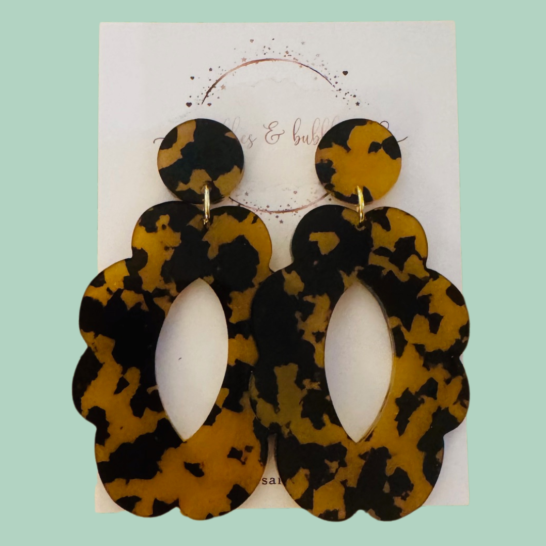 Bold Bloom - Large Tortoise