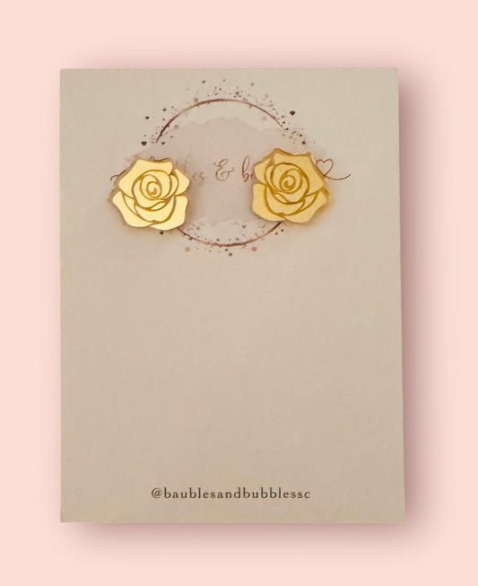 Rose Stud - Gold
