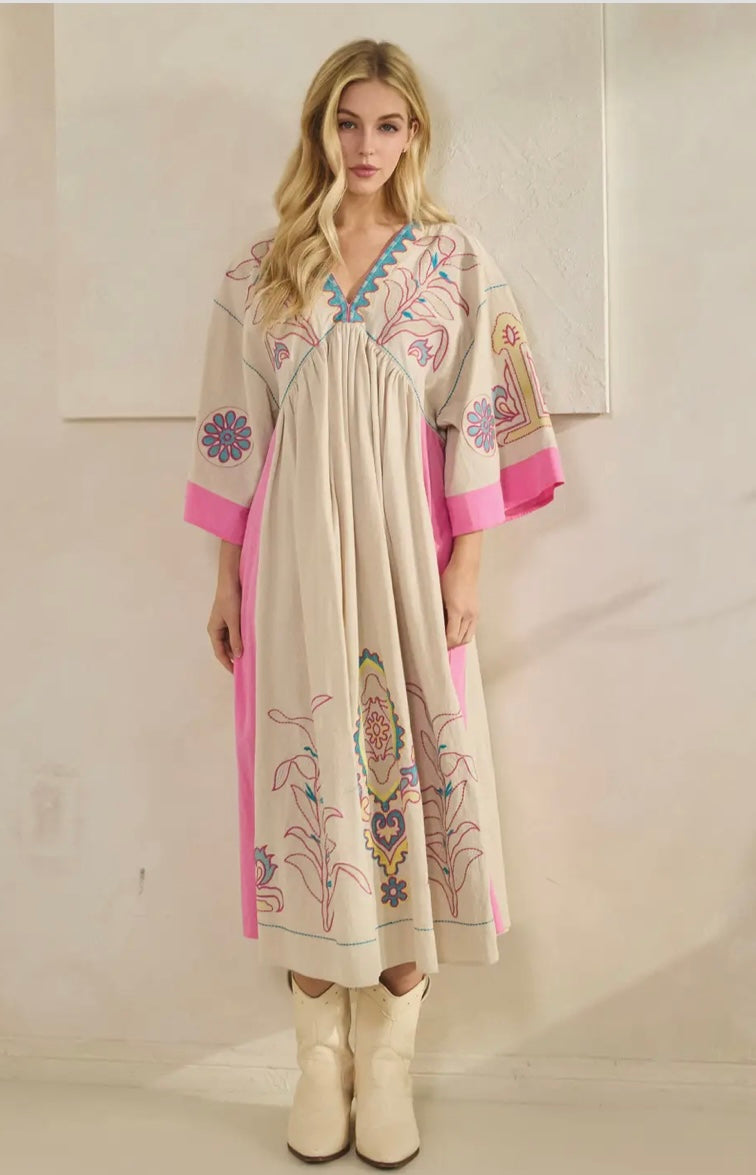 Isabelle Dress - Pink