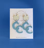 CC light blue dangle