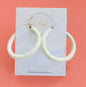 Sunwoven Hoops - Cream