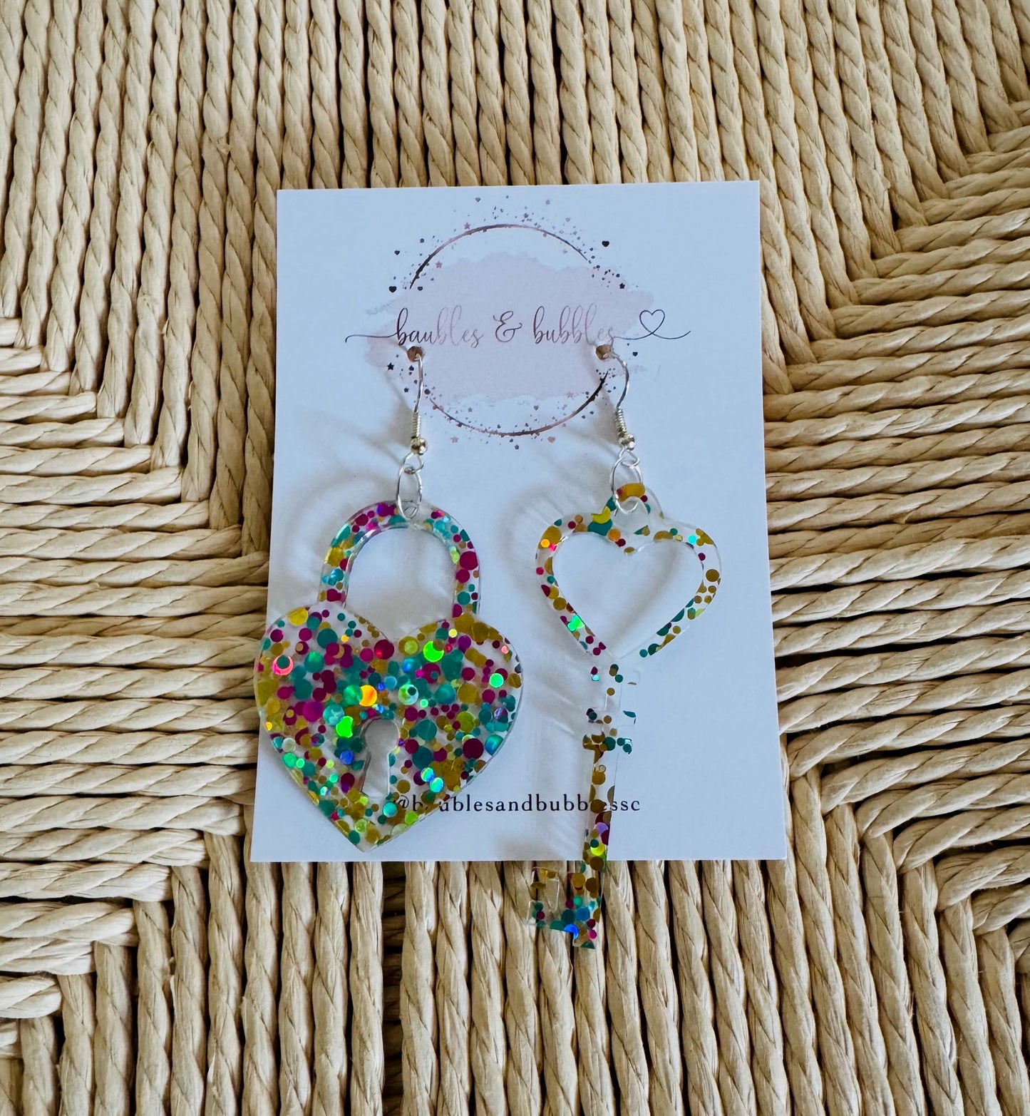 Confetti Lock and Key