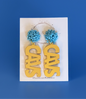 Gold CAVS with light blue topper