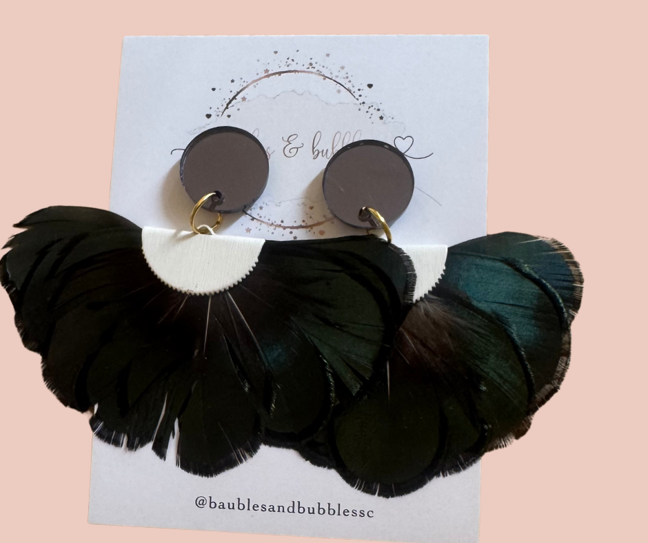 Feathered Emerald - Midnight