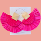 Fringe Flora - Hot Pink