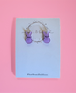 Peep Bunny Stud - Purple