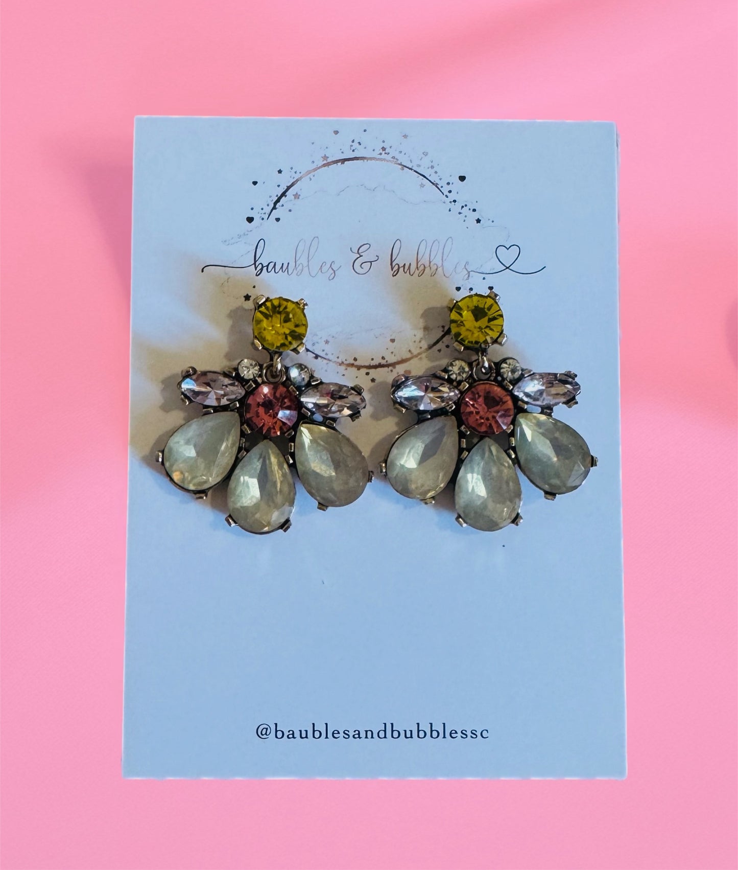 Rhinestone Romance - chartreuse