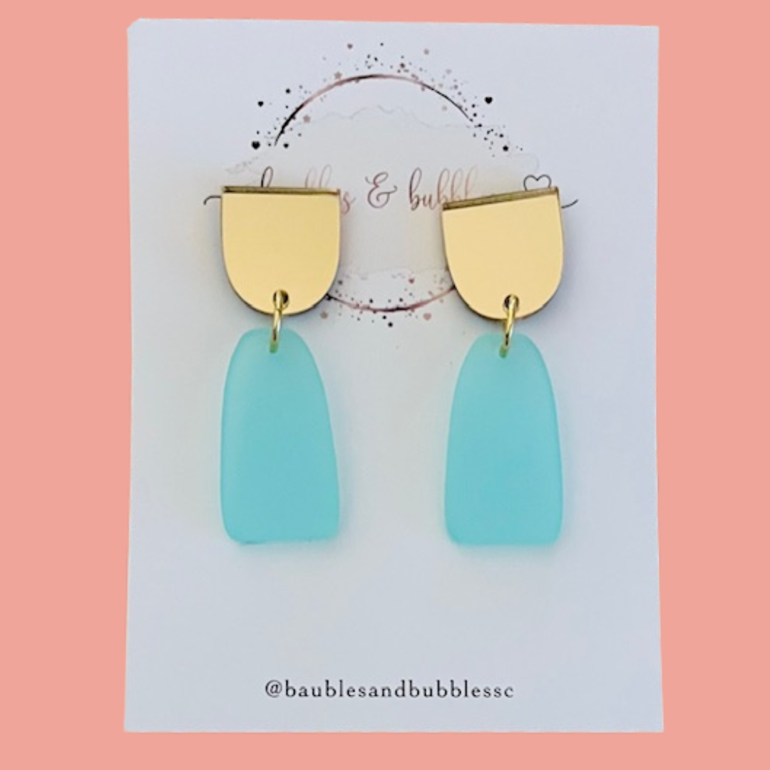 Modern Mist Mini Earrings