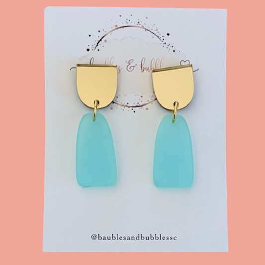 Modern Mist Mini Earrings