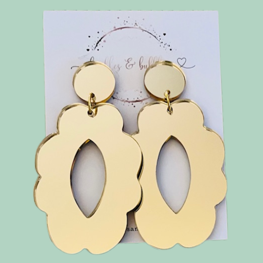 Bold Bloom - large gold